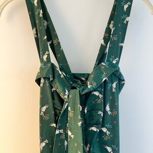 Esprit Green Floral Midi Dress